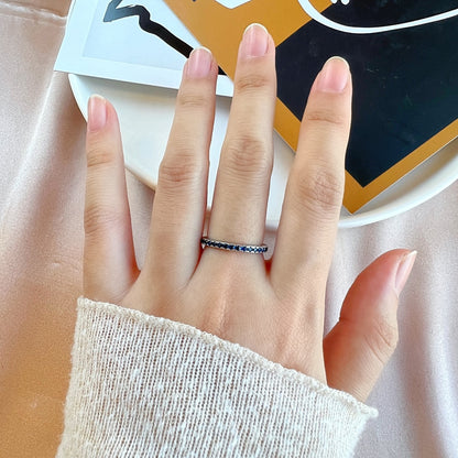 [LUCKY LOVE]Delicate Sparkling Round Cut Daily Ring