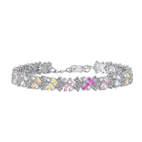 [LUCKY LOVE]Dazzling Unique Multi Shape Daily Bracelet