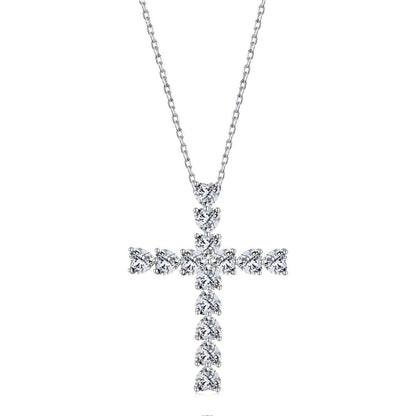 [LUCKY LOVE]Radiant Cross Shape Necklace