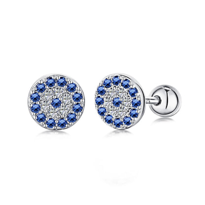 [LUCKY LOVE]Devil's Eye Ear Bone Nail Earrings