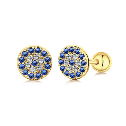 [LUCKY LOVE]Devil's Eye Ear Bone Nail Earrings