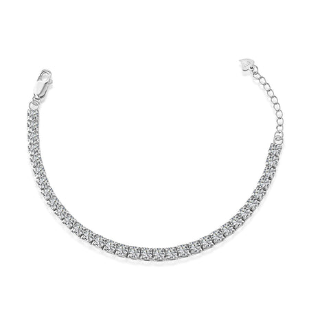 [LUCKY LOVE]Sparkling Radiant Princess Cut Tennis Bracelet