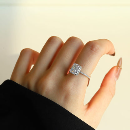 [LUCKY LOVE]4.0 Carat Luxurious Engagement Ring