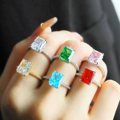 [LUCKY LOVE]4.0 Carat Luxurious Engagement Ring