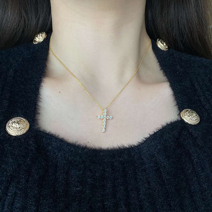 [LUCKY LOVE]Unique Cross Shape Necklace
