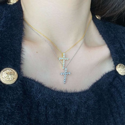 [LUCKY LOVE]Unique Cross Shape Necklace
