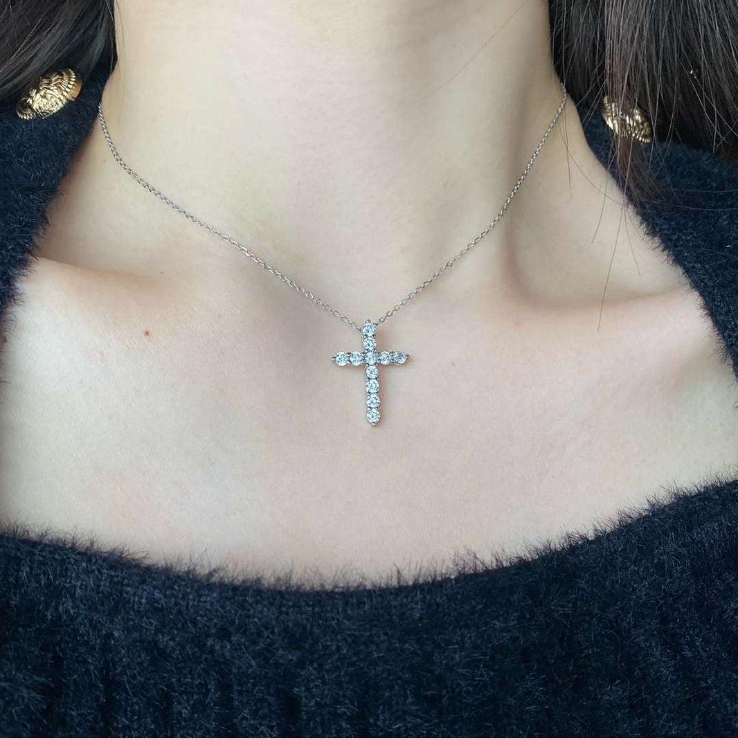 [LUCKY LOVE]Unique Cross Shape Necklace