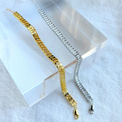 [LUCKY LOVE]Exquisite Emerald Cut Daily Bracelet