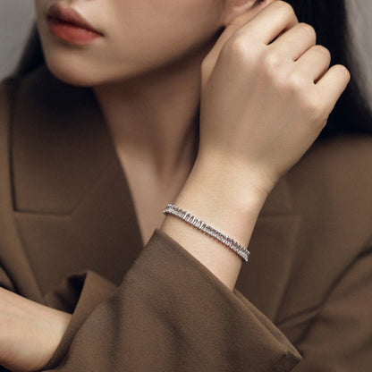 [LUCKY LOVE]Exquisite Emerald Cut Daily Bracelet