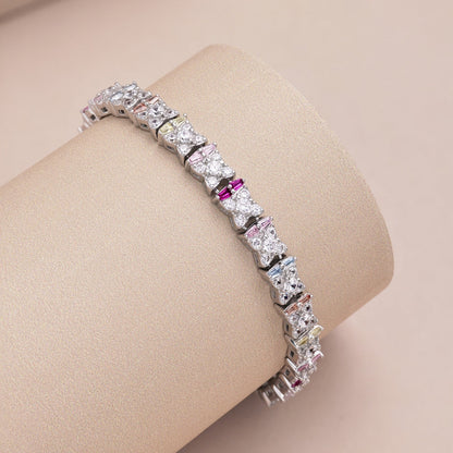 [LUCKY LOVE]Unique Colorful Flower Shape Daily Bracelet