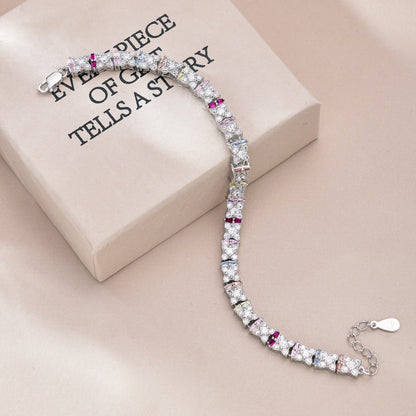 [LUCKY LOVE]Unique Colorful Flower Shape Daily Bracelet