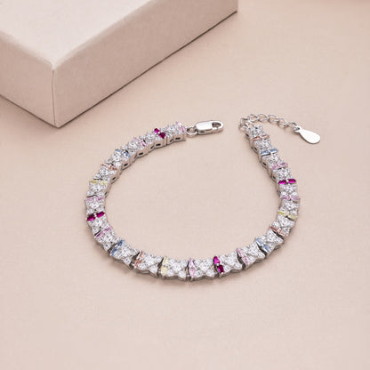 [LUCKY LOVE]Unique Colorful Flower Shape Daily Bracelet