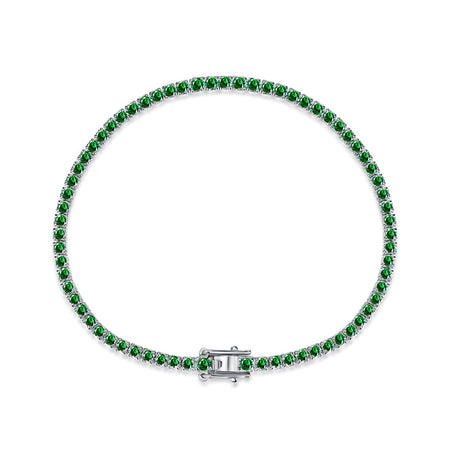[LUCKY LOVE]Dazzling Colorful Round Cut Daily Bracelet