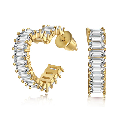 [LUCKY LOVE]Radiant Heart Cutout Earrings