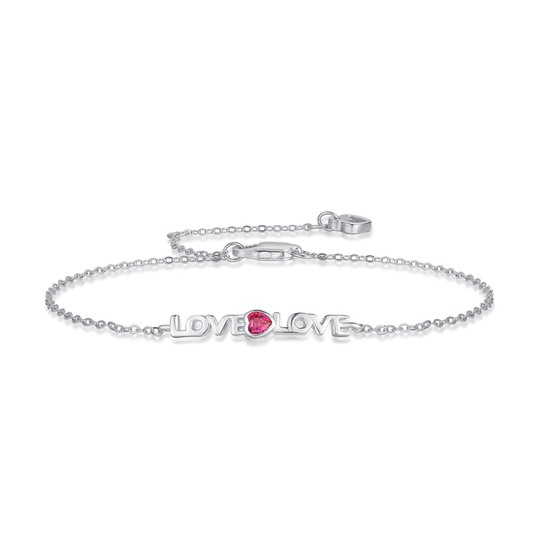 [LUCKY LOVE]Romantic Heart Shape Lover Bracelet