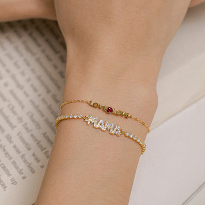 [LUCKY LOVE]Romantic Heart Shape Lover Bracelet