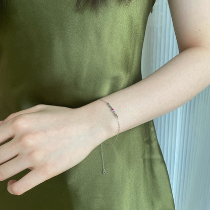 [LUCKY LOVE]Romantic Heart Shape Lover Bracelet