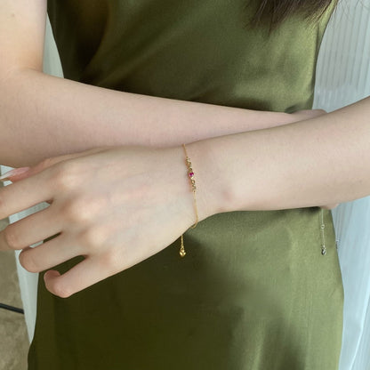 [LUCKY LOVE]Romantic Heart Shape Lover Bracelet