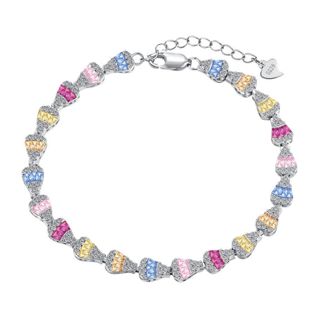 [LUCKY LOVE]Radiant Water Drop Shape Daily Bracelet