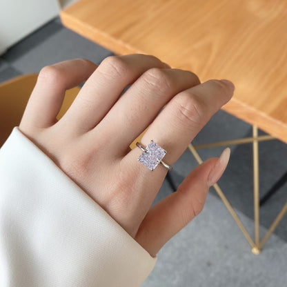 [LUCKY LOVE]4.0 Carat Ornate Enchanting Radiand Cut Banquet Ring