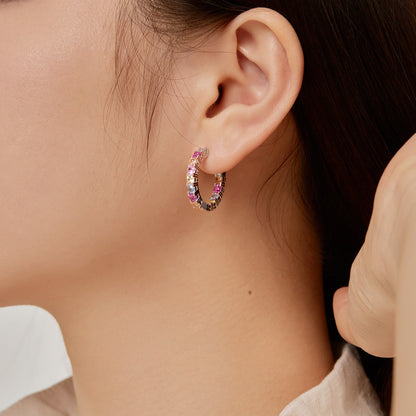 [LUCKY LOVE]Unique Round Cut Daily Earrings