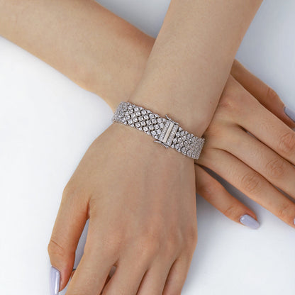 [LUCKY LOVE]Ornate Elegant Round Cut Party Bracelet