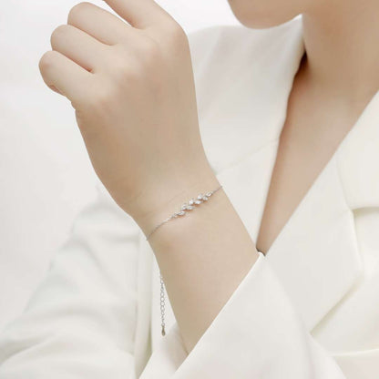 [LUCKY LOVE]Elegant Wheat Leaves Shape Bracelet