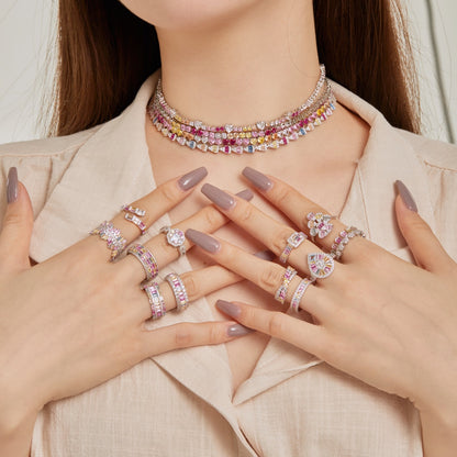 [LUCKY LOVE]Gorgeous Radiant Cut Daily Ring