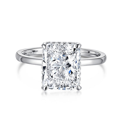 [LUCKY LOVE]4.0 Carat Ornate Enchanting Radiand Cut Banquet Ring