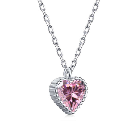 [LUCKY LOVE]Ornate Heart Shape Necklace
