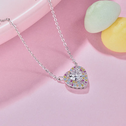 [LUCKY LOVE]Exquisite Heart Shape Necklace