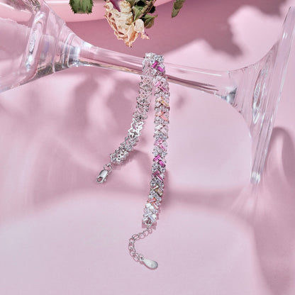 [LUCKY LOVE]Dazzling Unique Multi Shape Daily Bracelet