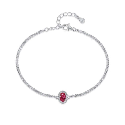 [LUCKY LOVE]Exquisite Oval Shape Bracelet