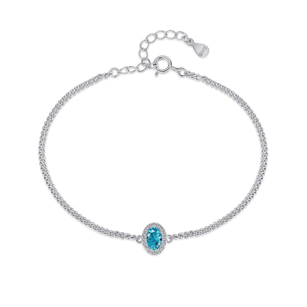 [LUCKY LOVE]Exquisite Oval Shape Bracelet