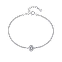 [LUCKY LOVE]Exquisite Oval Shape Bracelet