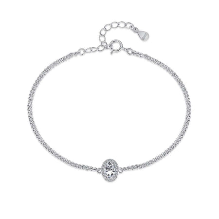 [LUCKY LOVE]Exquisite Oval Shape Bracelet
