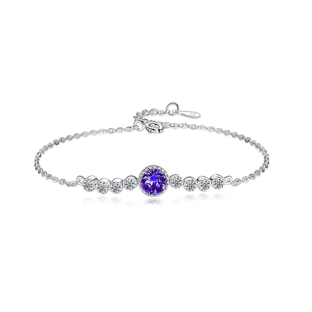 [LUCKY LOVE]Luxurious Heart Of The Ocean Bracelet