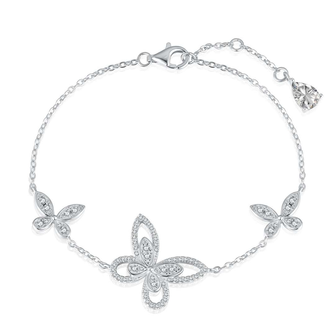 [LUCKY LOVE]Delicate Butterfly Pendant Bracelet