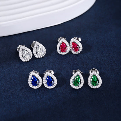 [LUCKY LOVE]Luxurious Water Drop Shape Earrings