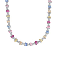 [LUCKY LOVE]Radiant Colorful Rainbow Necklace