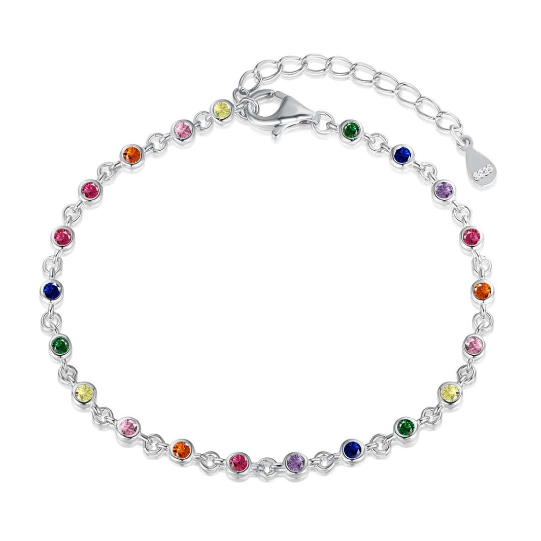[LUCKY LOVE]Colorful Bead Array Bracelet