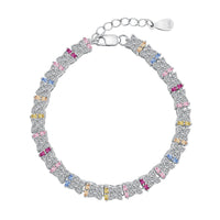 [LUCKY LOVE]Unique Colorful Flower Shape Daily Bracelet