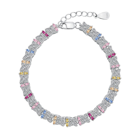 [LUCKY LOVE]Unique Colorful Flower Shape Daily Bracelet