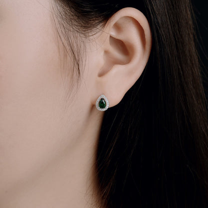 [LUCKY LOVE]Luxurious Water Drop Shape Earrings