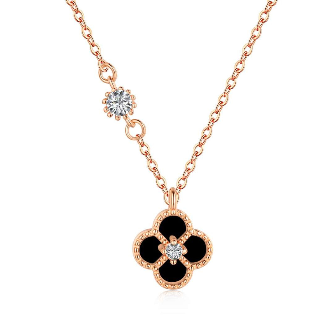 [LUCKY LOVE]Delicate Flower Shape Necklace
