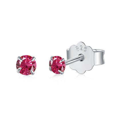 [LUCKY LOVE]Delicate Solitaire Earrings