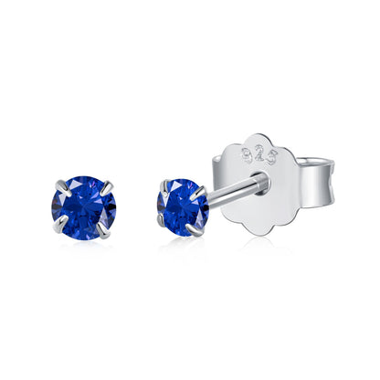 [LUCKY LOVE]Delicate Solitaire Earrings