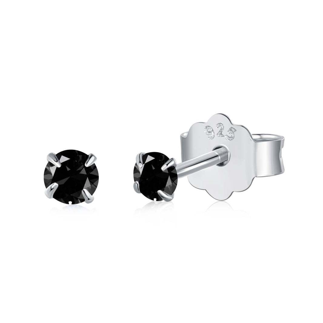 [LUCKY LOVE]Delicate Solitaire Earrings