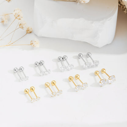 [LUCKY LOVE]Unique U-Shaped Ear Bone Earrings