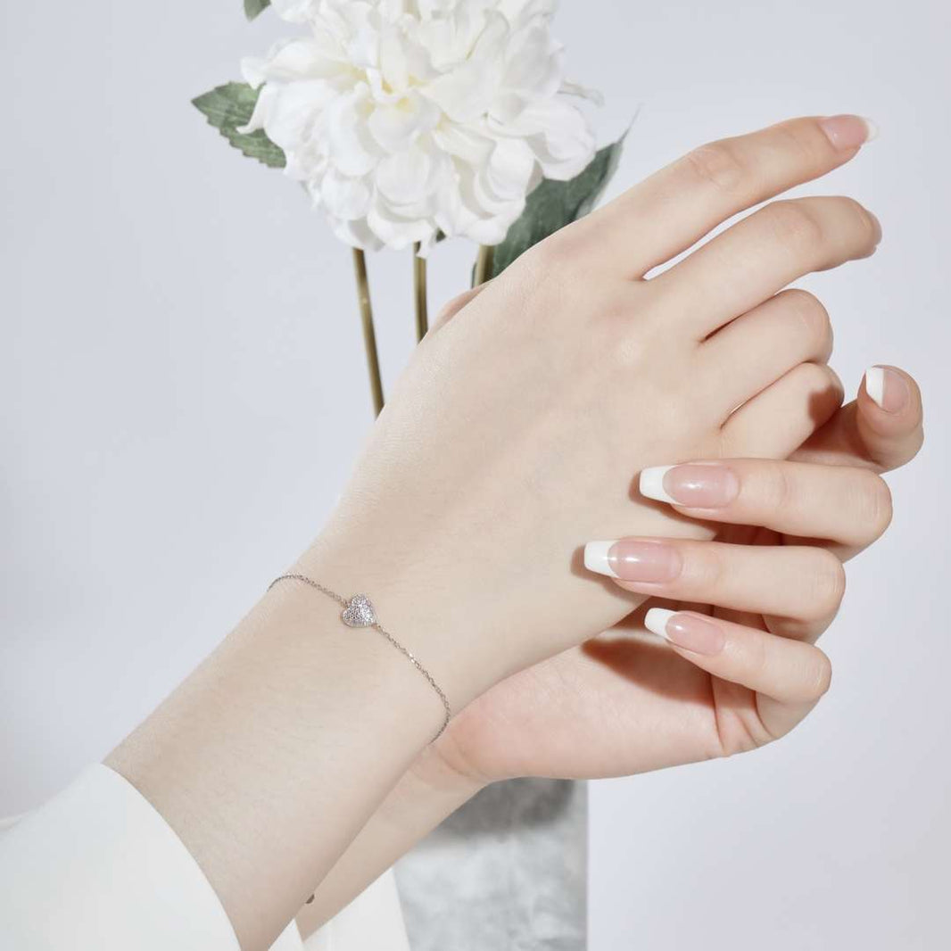 [LUCKY LOVE]Heart-Shaped Gentle and Versatile Bracelet